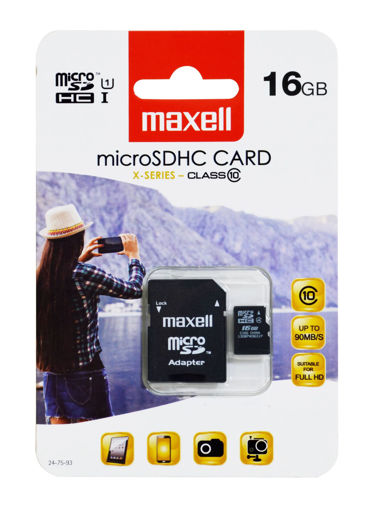 Picture of MICROSD  16GB + ADAPTER